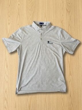 Stitch Golf Mens Large UNC Health Championship Performance Polo Shirt Print